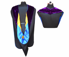 Bachelors Hood - VELVET, POLYESTER AND SATIN