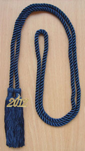 Honor Cord - with Year Tag : NAVY BLUE COLOR